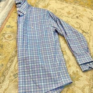 Cotton Brothers,XL,Sold-Out, Gorgeous YachtWear Long-Sleeve Button-Up Shirt, EUC